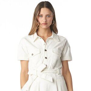 TART White Denim Mini Dress